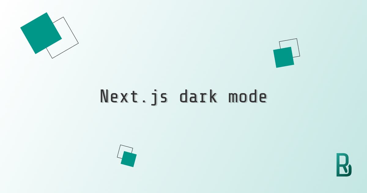 Next.js dark mode