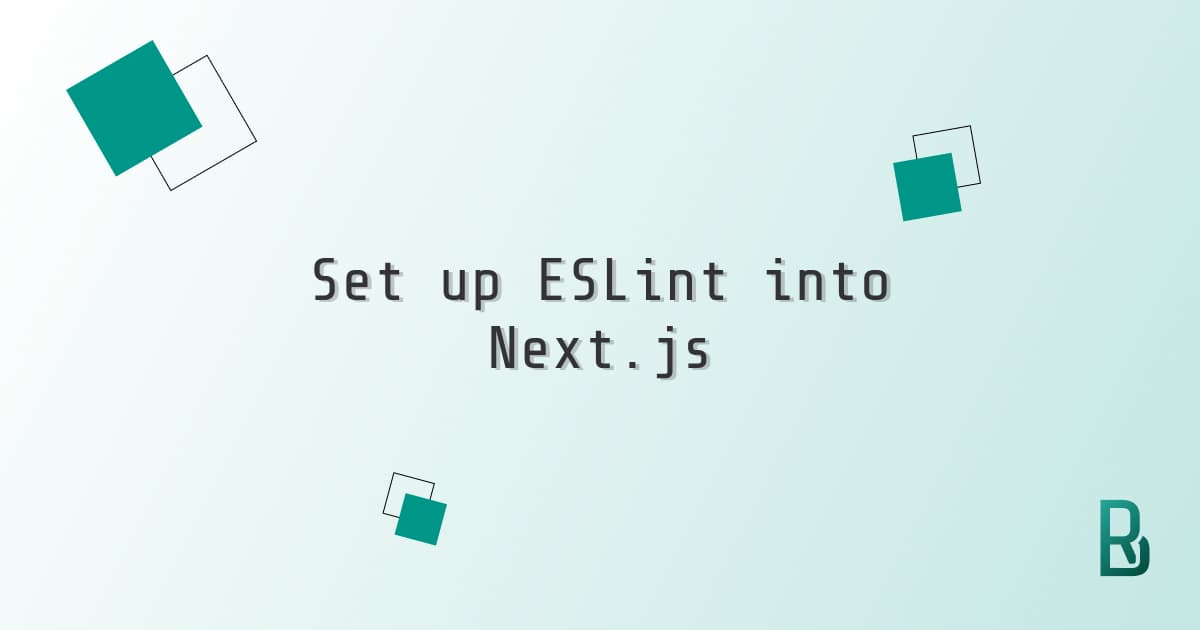 Set up ESLint into Next.js