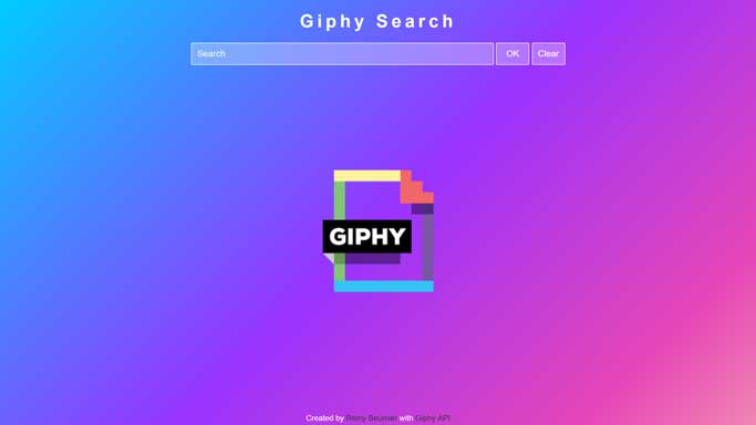 Giphy search